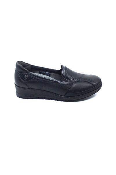 Forelli 25109 Black Bone Protrusion Anatomical Comfort Pantofi de damă confortabili de zi cu zi