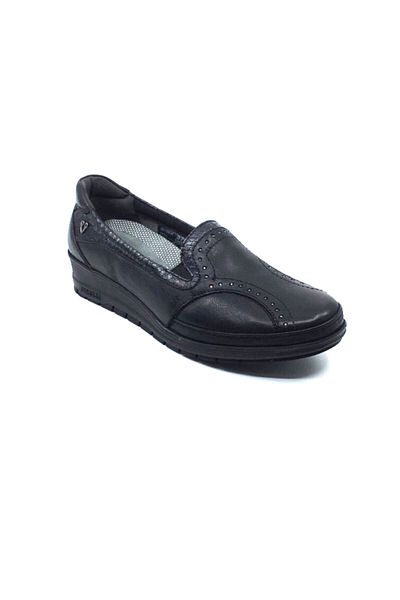 Forelli 25109 Black Bone Protrusion Anatomical Comfort Pantofi de damă confortabili de zi cu zi