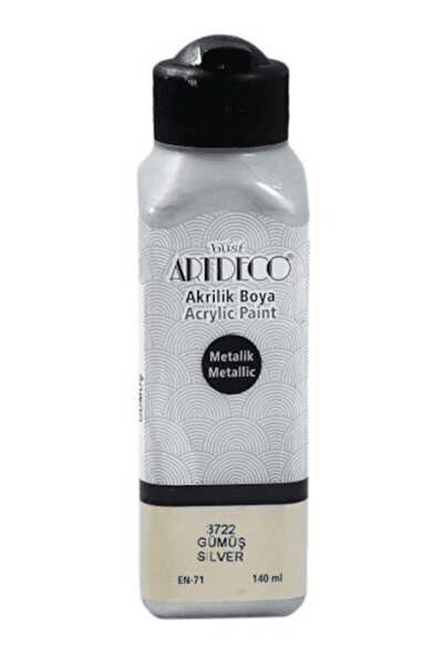 Artdeco Akrilik Boya Gümüş Metalik 140 ml 3722