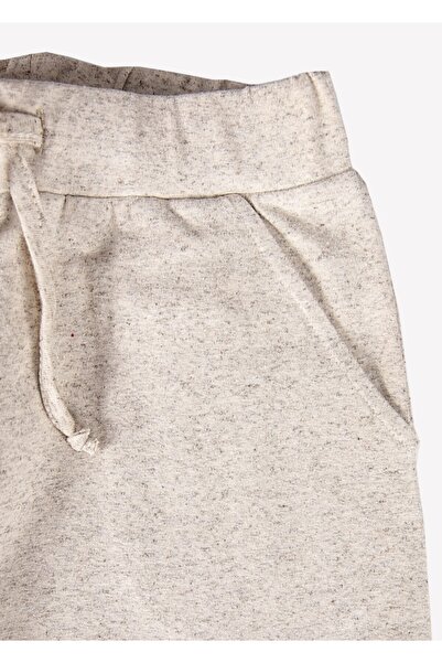 Ozmoz By Mukadder Özden Organic Elastic Waist Natural Baby Boy Sweatpants