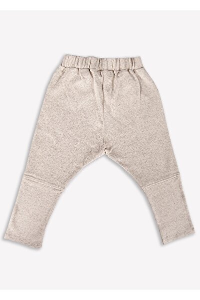 Ozmoz By Mukadder Özden Organic Elastic Waist Natural Baby Boy Sweatpants