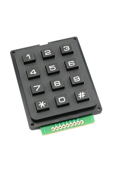 Motorobit 3x4 Matrix Tuş Takımı - Keypad