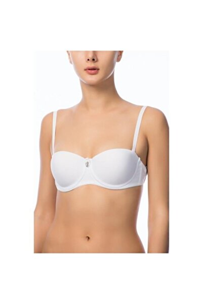 NBB 3586 Підтримуючий бюстгальтер без бретелей з атласу