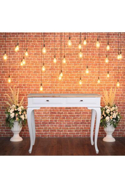 ROYS AHŞAP Beyaz Ceviz Eskitme Roys Ahsap Dresuar 1006