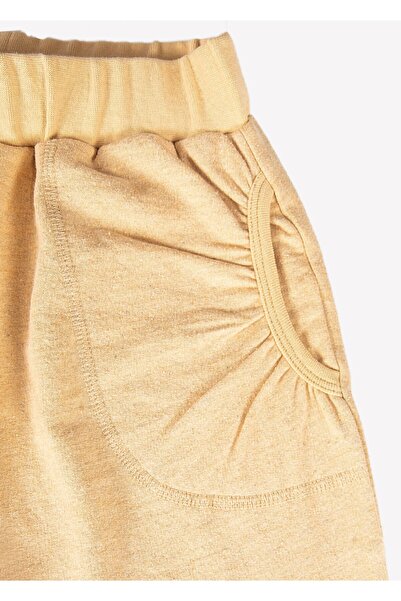 Ozmoz By Mukadder Özden Organic Baby Girl Sweatpants with Elastic Waist