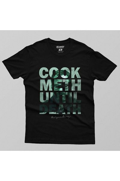 Crazy Ανδρικό μπλουζάκι Breaking Bad Cook Meth Until Death