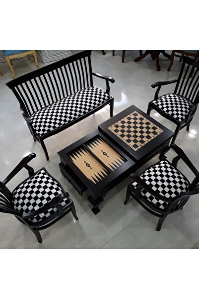 UFUK MOBİLYA Koltuk Takımı-dama Ve Tavla Sehpası