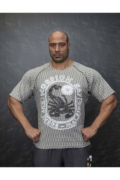 Big Sam Natural Loose Cut Crew Neck T-Shirt 3146