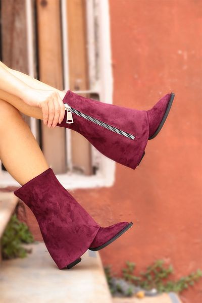 Maroon boots womens online