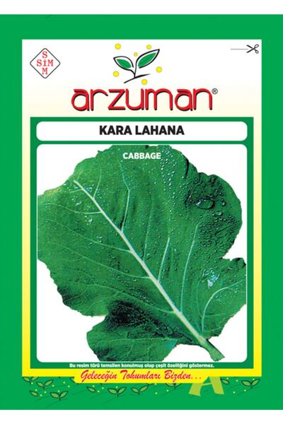 Arzuman Tohum Kara Lahana Tohumu Yaprak Lahana