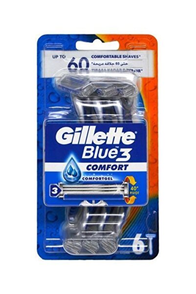Gillette Gilette Blue 3 Comfortgel Tıraş Bıçağı 6 Lı