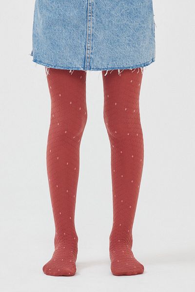 Penti Pink Cinnamon Pretty Elegance Dot Pantyhose
