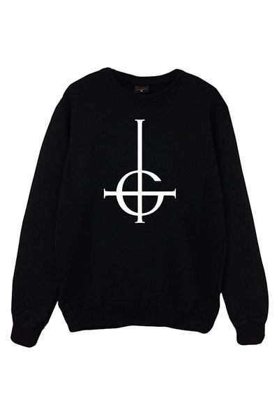 fame-stoned Ghost Patterned Sweatshirt