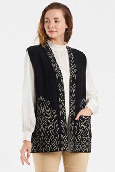 Uludağ Triko Women's Gun Knitwear Vest 1218