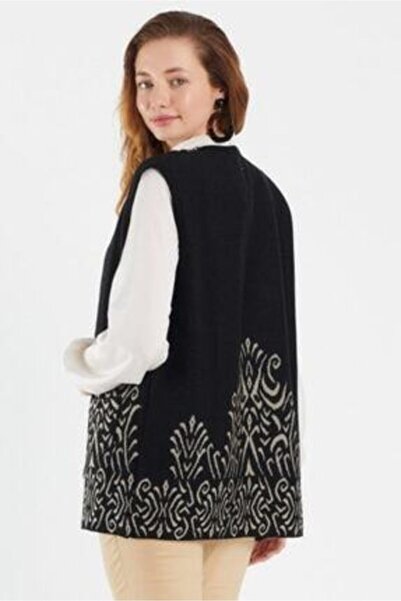 Uludağ Triko Women's Gun Knitwear Vest 1218