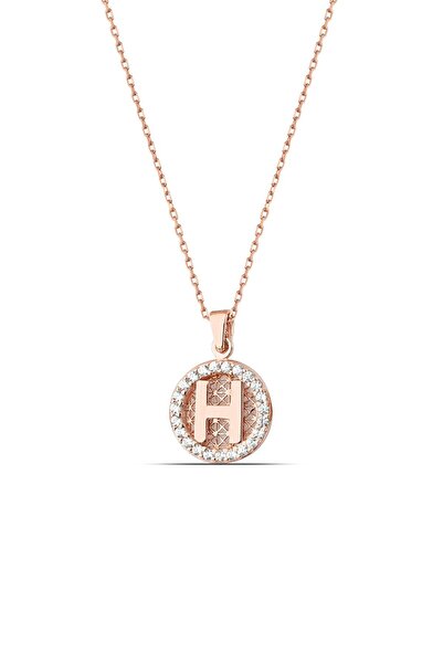 MySilvers H Harfli Gümüş Kolye