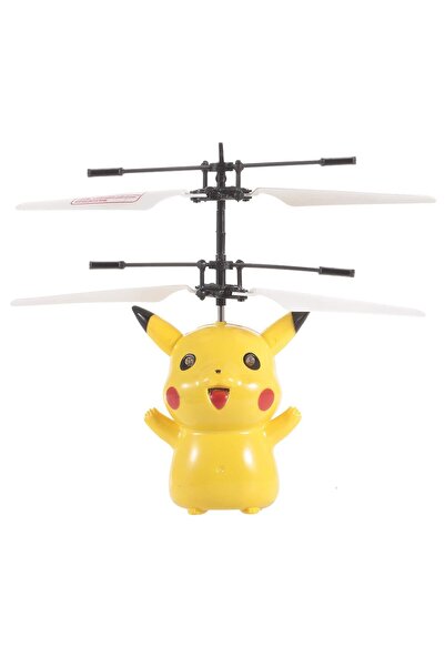 Genel Markalar Uçan Pikachu Oyuncağı Işıklı Hareket Sensörlü Flying Pikachu