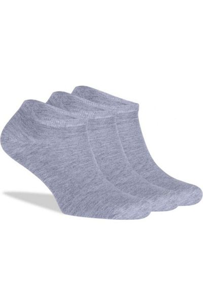 Dündar 12 Pieces Gray Men's Bamboo Seamless Booties