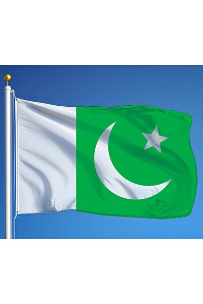 ZC Bayrak Pakistan Milli Gönder Bayrağı 100x150 Cm Raşel Dijital Baskı