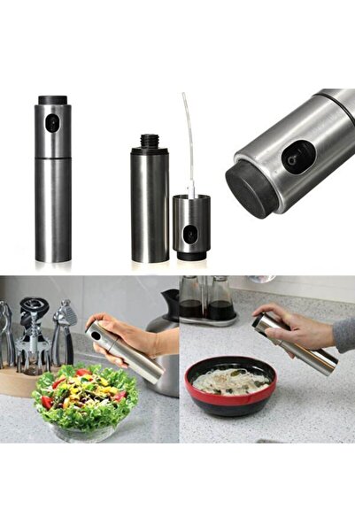 TechnoSmart Stainless Steel Spray Oil Bowl - With Olive Oil/Vinegar Sprayer Body