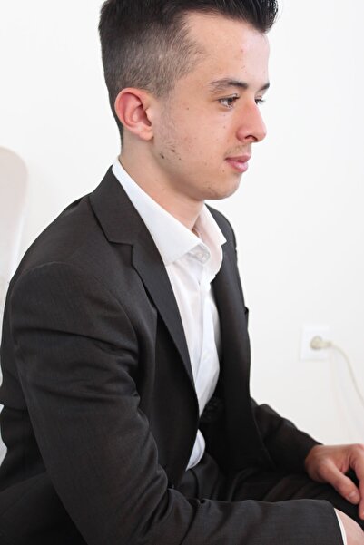 Bilgiçler Erkek Koyu Füme Regular Fit Takım Elbise