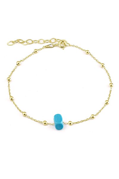 MySilvers Gümüş Boncuk Top Zincir Bileklik