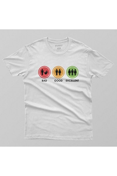 Crazy Ανδρικό T-Shirt - Bad Good Excellent