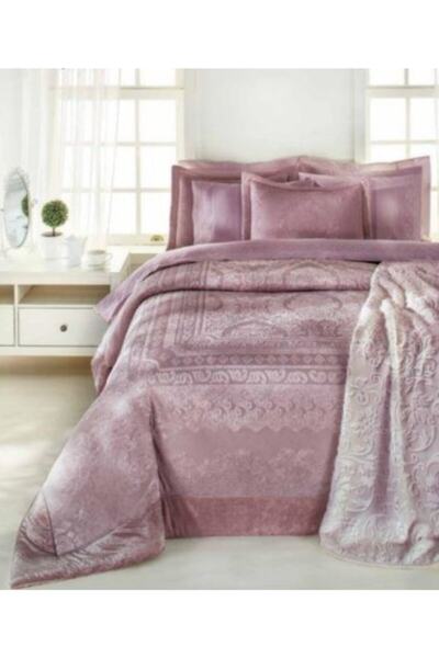 Özdilek Inci Çeyiz Seti Mürdüm