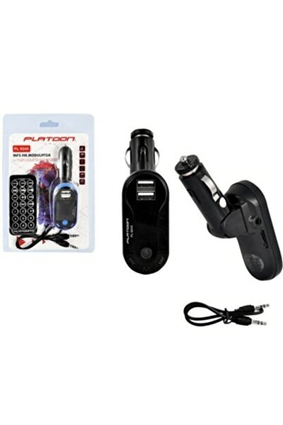 Platoon Pl-9238 Araç Oto Bluetooth Fm Transmitter Çakmak Şarj