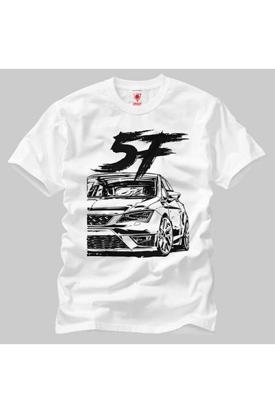 Crazy Ανδρικό T-shirt Seat Leon 5f Fr Dirty Style