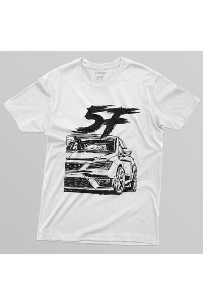 Crazy Ανδρικό T-shirt Seat Leon 5f Fr Dirty Style