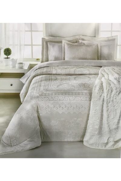 Özdilek 10 Parça Inci Çeyiz Seti Krem