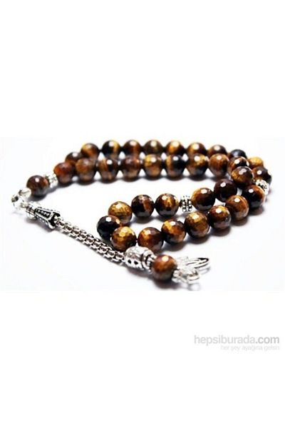 RD EKOAVM Yörem 6 Mm Facet Cut Turtle Eye Stone Rosary