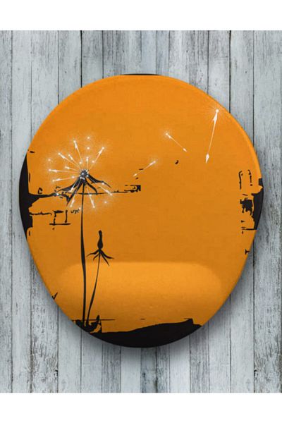Onartem Oval Pollen Mouse Pad with Wrist Support