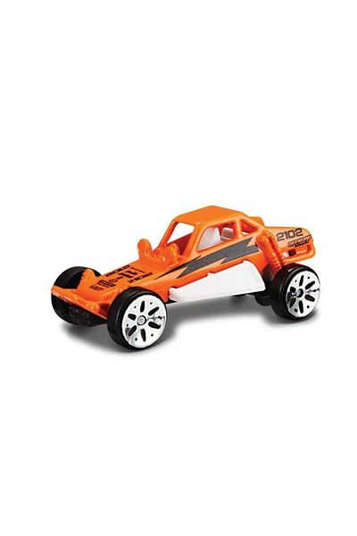 Maisto Carrier Truck and Metal Car Orange