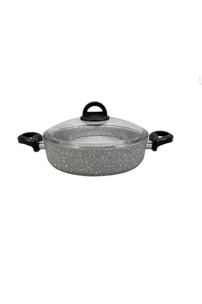 Esse GRATINA Gray 26 cm Granite Carnivore Pot