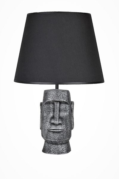 Qdec Modern Design Moai Lampshade Silver Black
