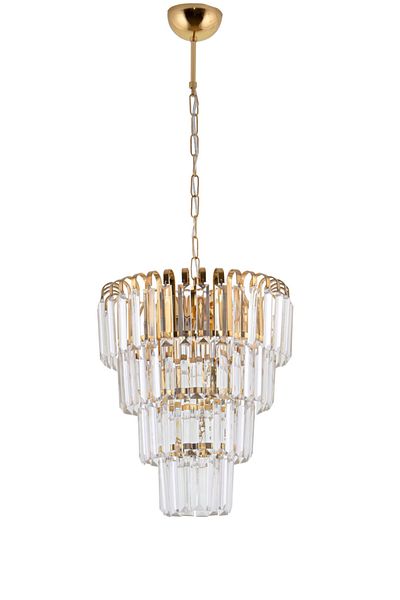 Çakır Aydınlatma Şelale 35 cm 4 Layer Yellow (gold) Pendant Chandelier - Çakır Avize