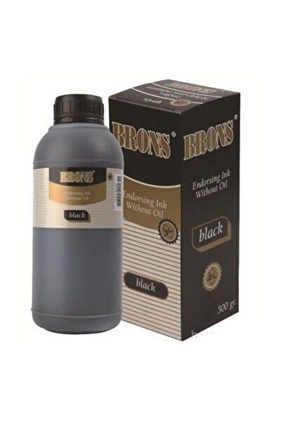 Brons Br-320 Stampa Mürekkebi Yağlı Siyah 500 Cc