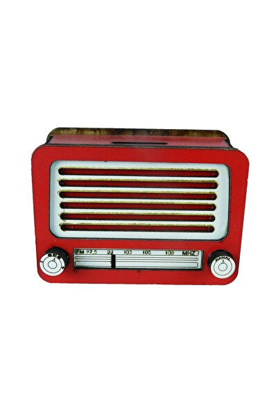 Sağlam Ahşap Radyo Kumbara
