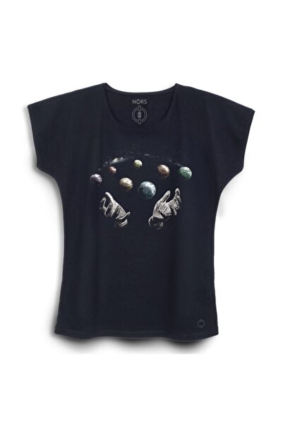 Nors Μπλουζάκι με μοτίβο Viking Temple - Καπνιστό