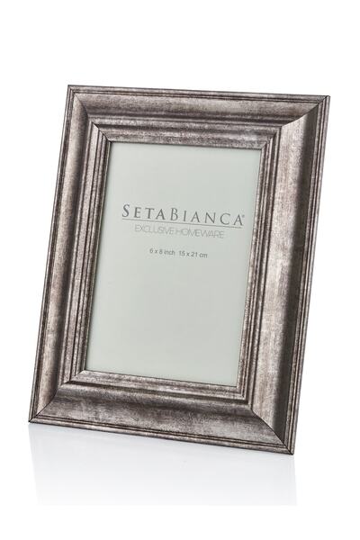 SETABIANCA Setabıanca Modern Burnıshed Gray Çerçeve 15*20 Cm