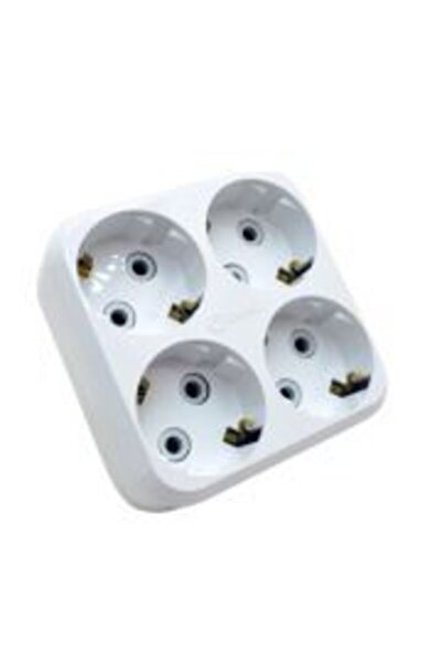 Depa De-pa 4 Lü Topraklı Golyat Fiş Priz