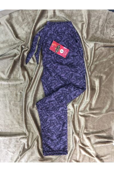 Altınay Pantaloni de pijama din piele întoarsă cu buzunare
