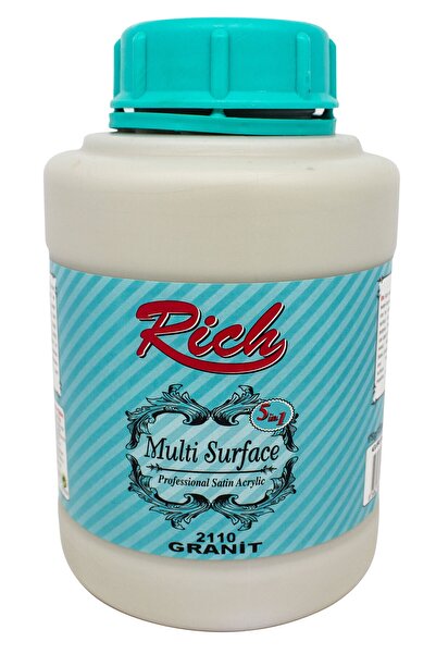 Rich Multi Surface Her Yüzey Için Akrilik Boya 1750 gr. 2100 Granit