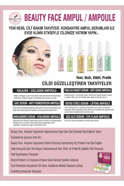 Beauty Face Lifting Serum 6 Ampoules (6X2 ml)