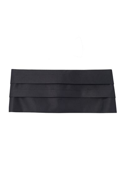 ALTINYILDIZ CLASSICS Set de papion și eșarcă negru pentru bărbați