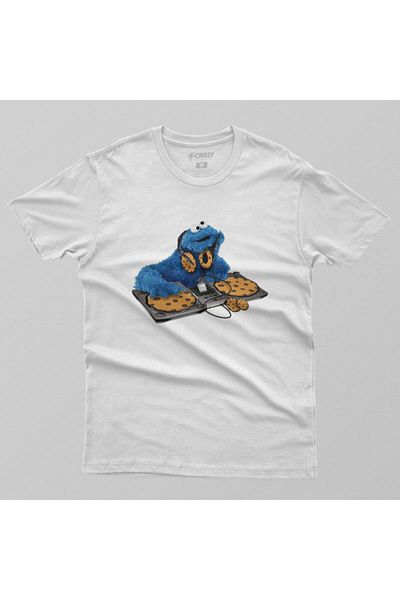 Crazy Ανδρικό μπλουζάκι Dj Cookie Monster