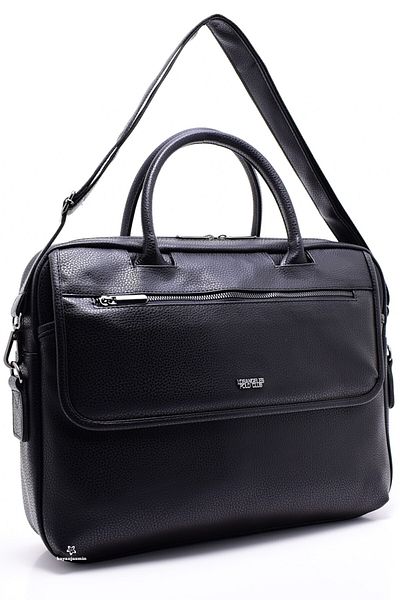 LOS ANGELES POLO CLUB Corp negru Husă neagră pentru laptop și servietă unisex
