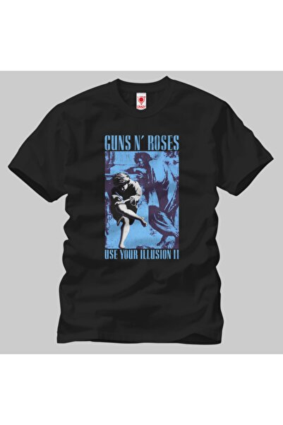 Crazy Guns N Roses: استخدم جولة الوهم الخاصة بك 1991 تي شيرت رجالي